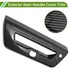 Unique Bargains Exterior Door Handle Cover for Ford F150 2015-2020 Black ABS 1 Pc - 4 of 4