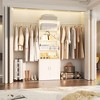 Besiost 25" - 103" Closet System with Cabinets, Wall-mounted Closet Organizer - 2 of 4