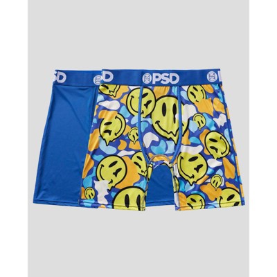 PSD Boys' 2pk 'Gummy Bears' Boxer Briefs - Gray/Blue M