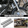 Unique Bargains Adhesive Front Lower Fork Saddlebag Universal Reflector 1 Pair - image 2 of 4