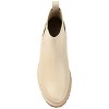 Journee Signature Women's Genuine Leather Bristol Round Toe Block Heel Chelsea Booties - 4 of 4