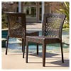 Bertha 5pc Wicker Patio Dining Set - Multibrown - Christopher Knight ...