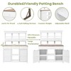 PAGED 65.7 Inch Potting Bench with 3 Shelves and 6 Drawers,Outdoor Storage Cabinet with 2 Bottom Cabinets and Side Hook,Potting Table for Garden - 4 of 4