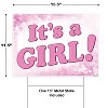 Beistle Plastic It's A Girl! Yard Sign, 11.5" x 15.5", (1/Pkg) Multicolored - 4 of 4
