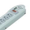 Belkin® 885-Joules Metal Surge Protector, 6 Outlets, 15-Ft. Cord with Straight Plug, F9D600-15-DP in Black - 2 of 4