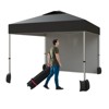 10x10 Pop Up Canopy with Sidewalls for Outdoor, Portable Outdoor Canopy with One Push Setup, Easy Set-Up Waterproof Pop Up Tent for Outdoor Party - 2 of 4