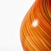 Luxury Lane Hand Blown Red Orange Abstract Art Glass Cane Sculpture - 4 of 4