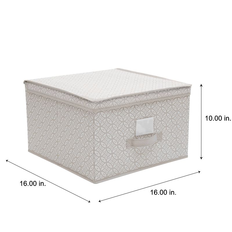 Simplify Storage Box Jumbo Gray Boho Print, 6 of 7