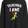 Men's - Dr. Seuss - Teacher I Am Sam I Am Long Sleeve Graphic T-Shirt - 2 of 4