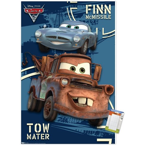 pixar cars 2 poster