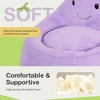 SEVOBAL Bean Bag Seats Children's Bean Bag Chairs, Filled Toddler Sofas and Teenagers and Children, Purple, 23.62"*24.41"*21.65" - 3 of 4