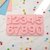 Unique Bargains Candy Moulds 10-Cavity Number 0-9 Candy Mould Hand Wash 8.46"x4.8"x0.51" 1 Pc - 2 of 4