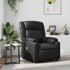 vidaXL Massage Recliner Chair Black Faux Leather - 2 of 4