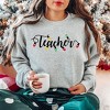 Simply Sage Market Women's Graphic Sweatshirt Teacher Christmas Lights - 2 of 4