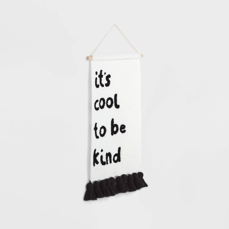 It&#39;s Cool to be Kind Hanging Kids&#39; Knit Banner - Pillowfort&#8482;, 4 of 13