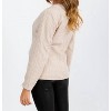 Women's Long Sleeve Tweed Blazer - entro - 2 of 4