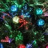 National Tree Company 4' LED Fiber Optic Fireworks Tree with Ball Ornaments: Prelit, Indoor Use - 2 of 3