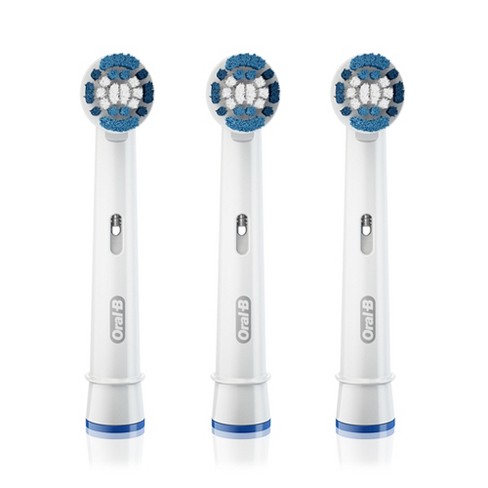 oral heads toothbrush electric replacement brush head precision clean target rechargeable 3ct refills toothbrushes vitality action floss beauty health ct