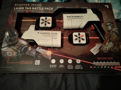 Sharper Image Laser Tag Handtank Starter Set White