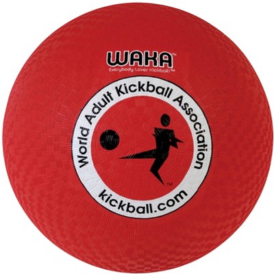 Mikasa Waka Official 10 in Adult Kickball, Red