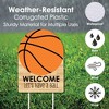 Big Dot of Happiness Nothin' but Net - Basketball - Party Decorations - Birthday Party or Baby Shower Welcome Yard Sign - 3 of 4