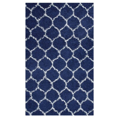 Modway Solvea Moroccan Trellis 5x8 Shag Area Rug