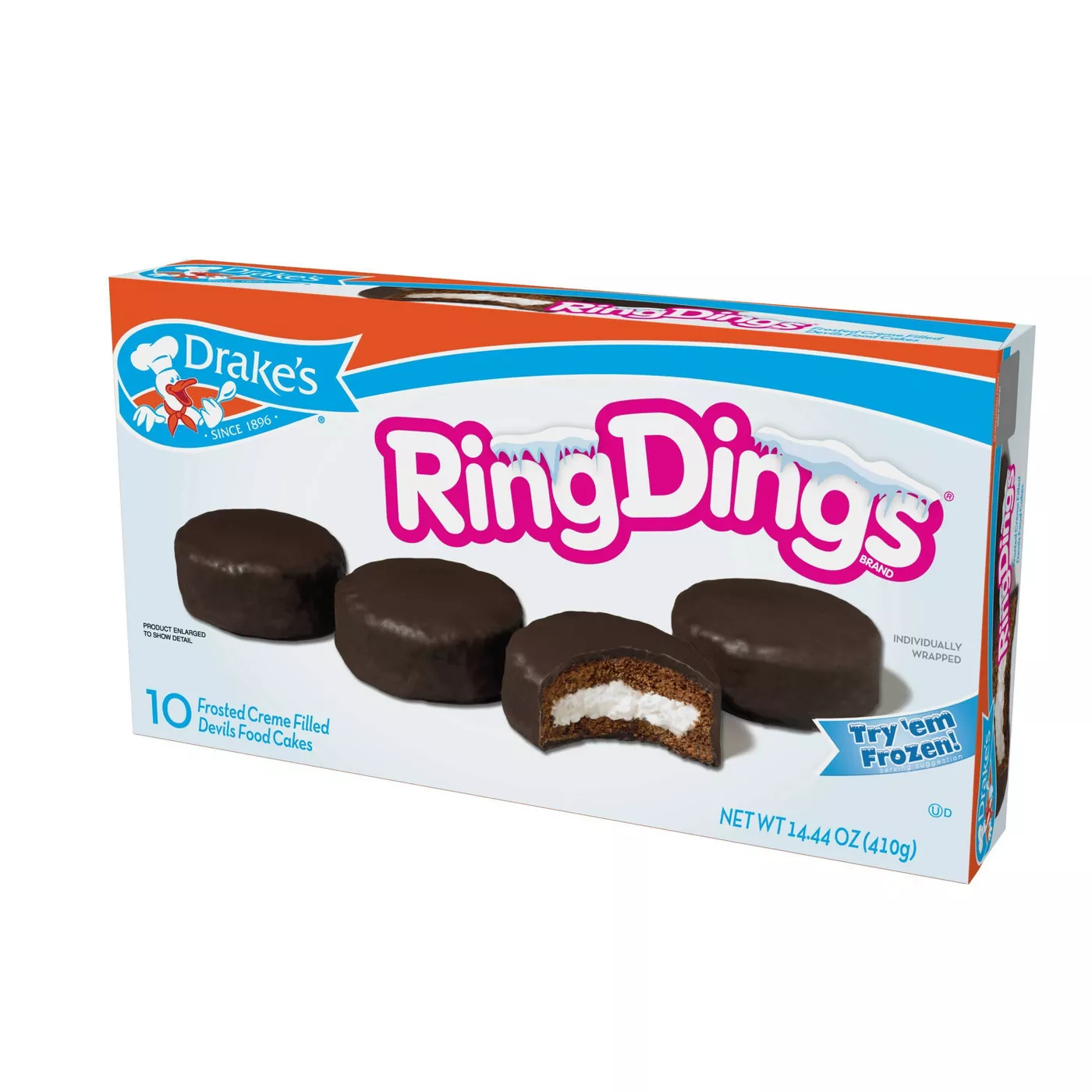 Drakes Ring Dings Chocolate Cake - 10ct/13.5oz - image 2 of 4