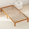 AZL1 Life Concept Beds Minimalist Twinl Size Wood Platform Bed, Natural Pine Frame with Sturdy Slat Support for Bedroom, Beige, 74.4"*37.9"*12" - 4 of 4