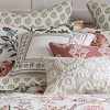 Maileen Dusty Rose Embroidered Pillow 18x18 - Levtex Home - 2 of 3