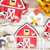 Blue Panda 48 Pcs Farm House Disposable Party Paper Plates Barnyard Animal Birthday Supplies Baby Shower - 2 of 4