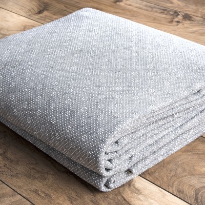 Brody 6' Square Grey Eco-Friendly Non-Skid Rug Pad