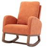 NicBex Rocking Chair Modern Glider Rocking Chair Armchair Comfy Chair with Side Pocket and Wood Legs for Living Room, Bedroom - 2 of 4