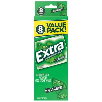 Extra Sugarfree Gum Value Total Spearmint 15.0 ea