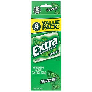 Extra Sugarfree Gum Value Total Spearmint 15.0 ea - 1 of 1