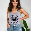 Simply Sage Market Women's Hustle Kettleball Racerback Tank - 2 of 4