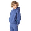 Future Planet Kids Unisex Jupiter Premium Fleece Lined Soft Cotton Pullover Hoodie Sweatshirt Loose Fit Blue - 2 of 4