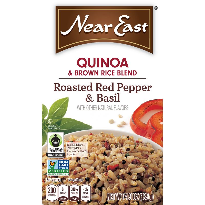 Near East Roasted Red Pepper &#38; Basil Blend Quinoa - 4.9oz, 1 of 6