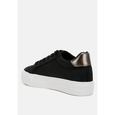 Женские кроссовки London Rag Womens Merida Glitter Patch Chunky Sneakers 9 — фото 3