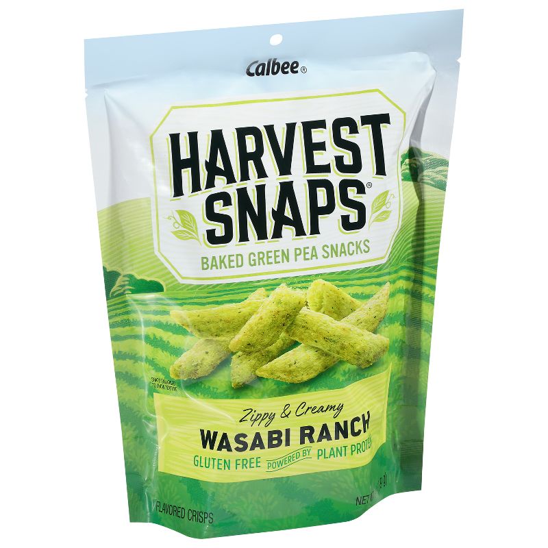 Harvest Snaps Green Pea Snack Crisps Wasabi Ranch - 3.3oz, 5 of 7