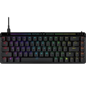 ROG Falchion Ace HFX 65% gaming keyboard with ROG HFX magnetic switches, rapid trigger toggle, 8000 Hz polling rate, three-layer dampening foam - 1 of 4