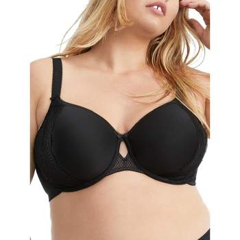 Elomi Women's Bijou Underwire Banded Moulded Bra (46DD) Black : :  Clothing, Shoes & Accessories