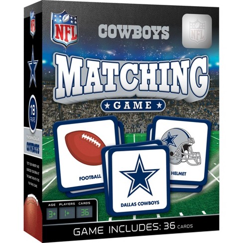 Masterpieces Officially Licensed Nfl Dallas Cowboys Matching Game For Kids  And Families : Target