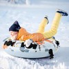 Costway 52" Inflatable Snow Tube Heavy-Duty Inflator with Premium Polyester Oxford Cover - 2 of 4