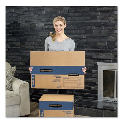 Small Kraft Corrugated Cardboard Storage Box with Handles