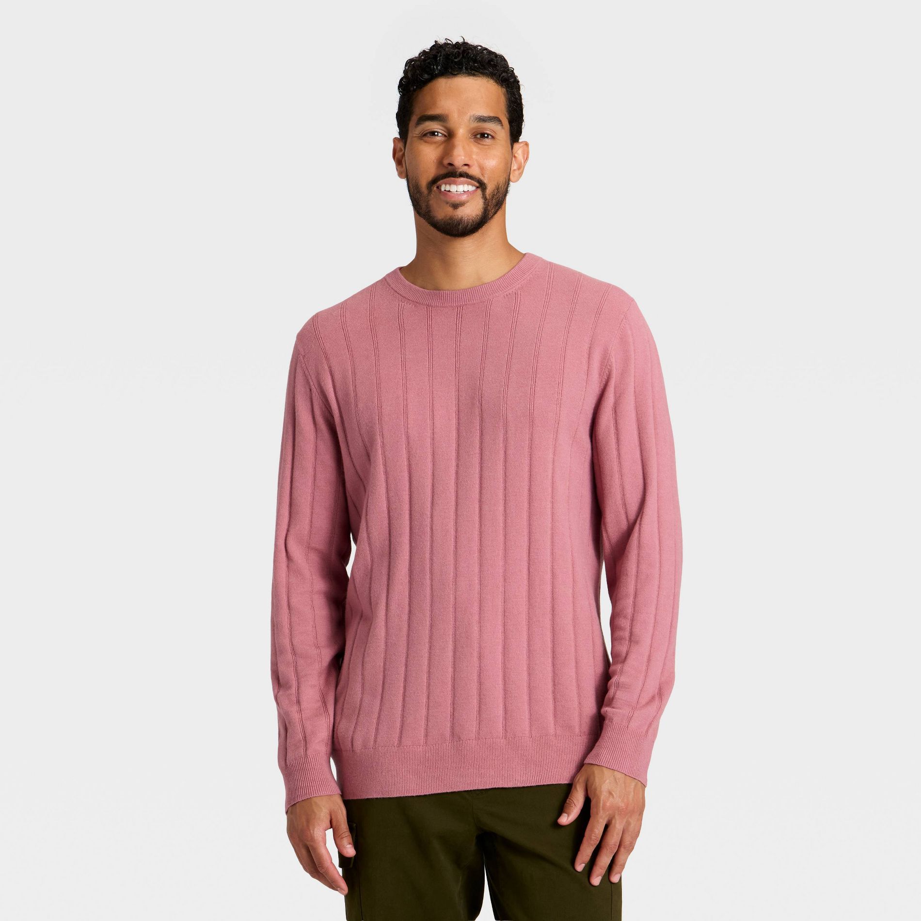 Men's Soft Knit Drop Stitch Sweater - Goodfellow & Co™