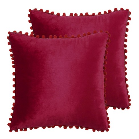 Piccocasa Zipper Closure Cushion Decorative Square Throw Pillow Covers 2  Pcs 18 X 18 Inch : Target