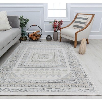 Rugs America Harper Abstract Vintage Area Rug