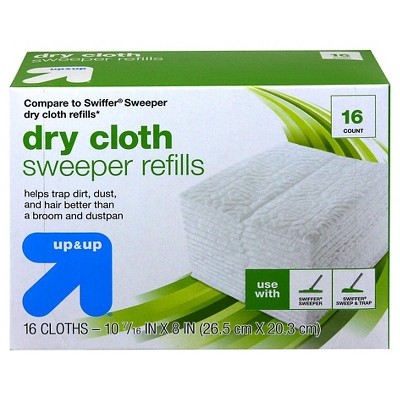 Floor Sweepers Dry Cloths - 16ct - up & up™