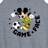 Women's - Disney - Game Face Soccer Graphic Racerback Tank - 2 of 4