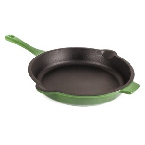 BergHOFF Neo 10" Cast Iron Fry Pan, Green - 1 of 4